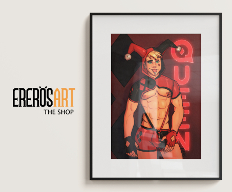 Prints, postcards, posters, and other goods featuring my sexy illustrations are available in my online shop